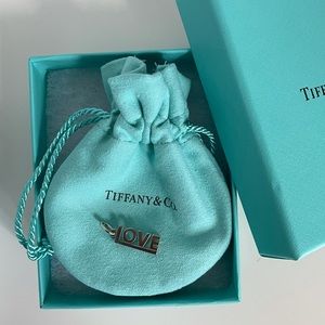 Authentic Tiffany & Co Love charm